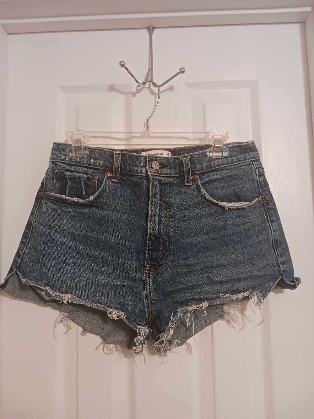 Abercrombie & Fitch High Rise Mom Short Cutoff Indie Sleeze 29/8